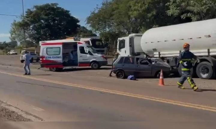 Acidente deixa dois mortos no acesso ao Distrito de São José em Jandaia do Sul