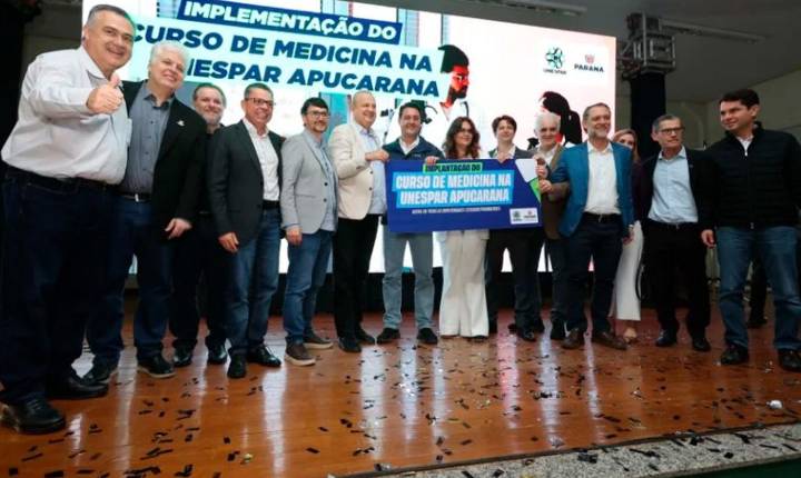 Apucarana terá curso de Medicina com 40 vagas na Unespar