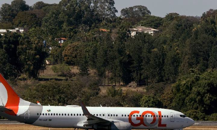 Avião da GOL faz pouso de emergência após decolagem em Goiânia