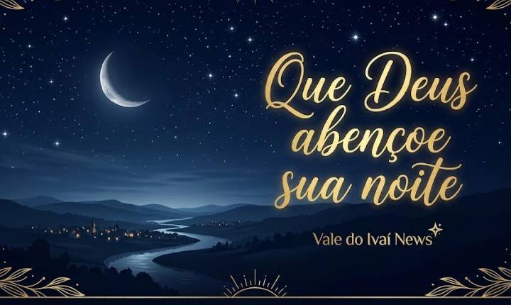 Boa noite! Que a paz e a fé renovem nossas esperanças
