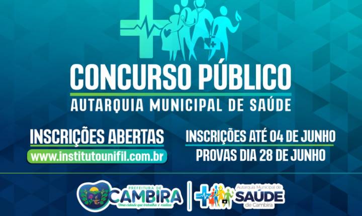 Cambira abre concurso público para agentes de saúde e endemias