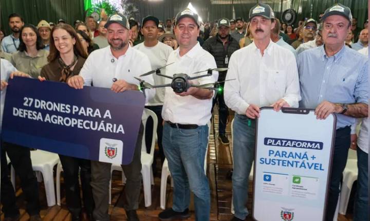 Governo do Paraná anuncia investimentos em tecnologia no campo e amplia estrutura da saúde no Norte do Estado