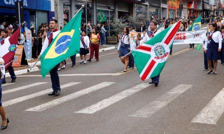 Jandaia do Sul realiza tradicional Desfile Cívico em comemoração à Independência