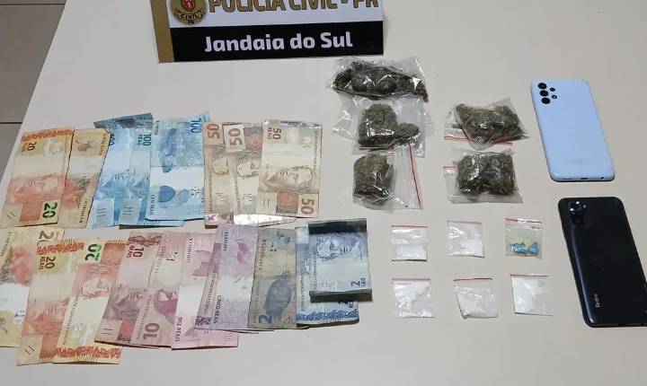 Jovem é preso com maconha, cocaína e ecstasy escondidos em colchão e em carro