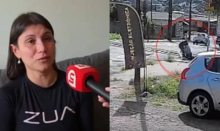 Mulher com fobia de trem salva homem de ser atropelado por locomotiva no PR