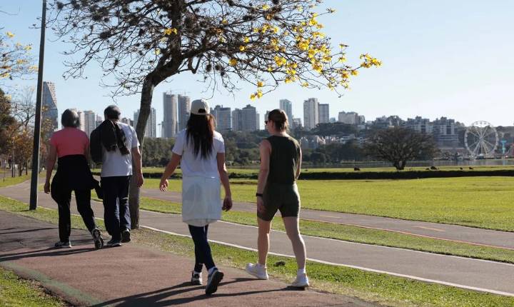 Paraná terá ventos fortes e calor acima de 30°C durante o fim de semana, alerta Simepar
