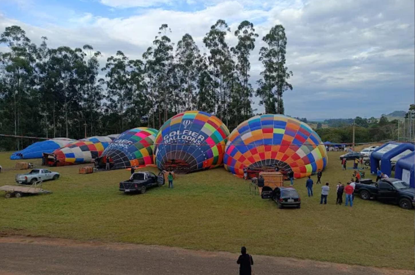 Após acidente em SC, festival de balonismo acontece no Vale do Ivaí
