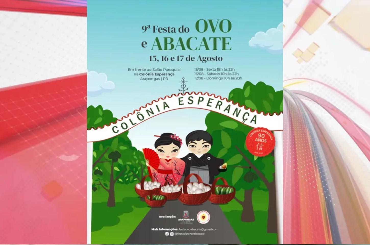 Festa do Ovo e do Abacate celebra os 90 anos da Colônia Esperança