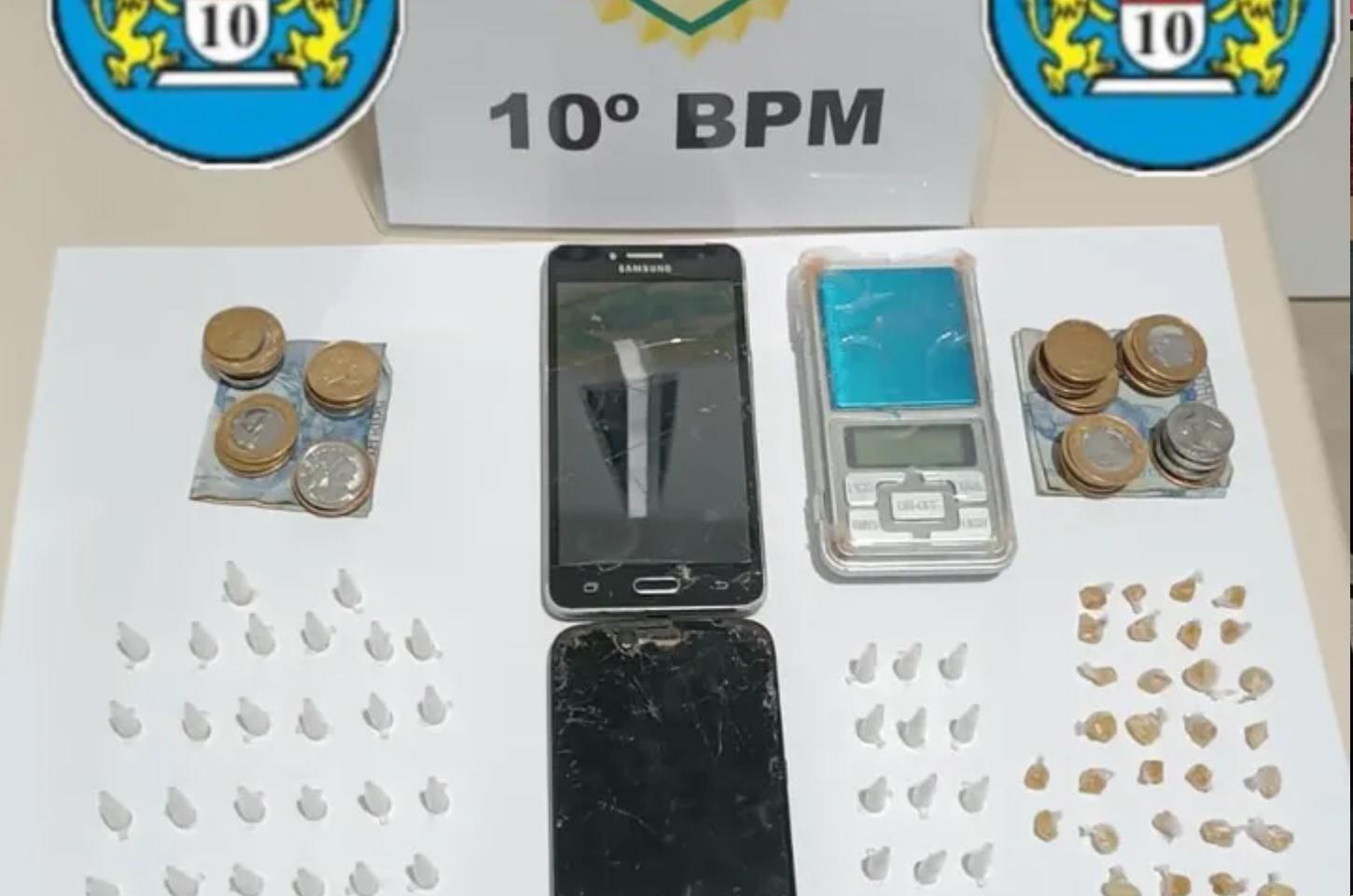 Homem é preso com cocaína e crack no Jardim Colonial em Apucarana