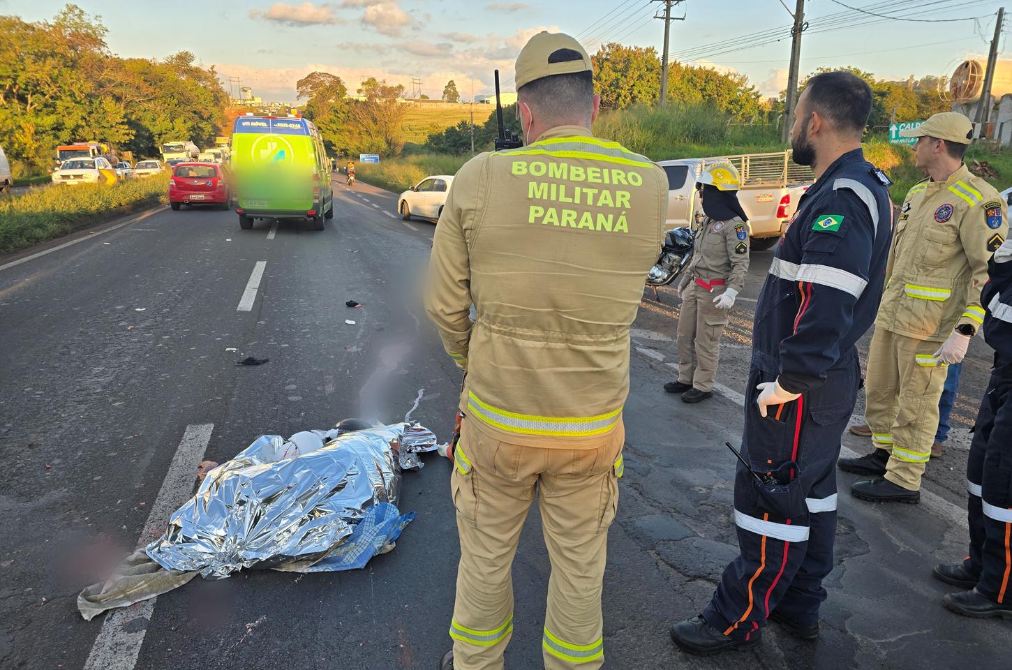 Jovem morre de acidente de moto na rodovia de Sarandi