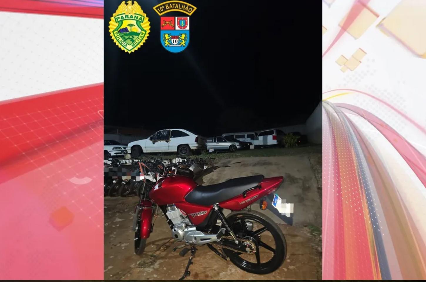 Motocicleta com escapamento irregular é apreendida em Bom Sucesso