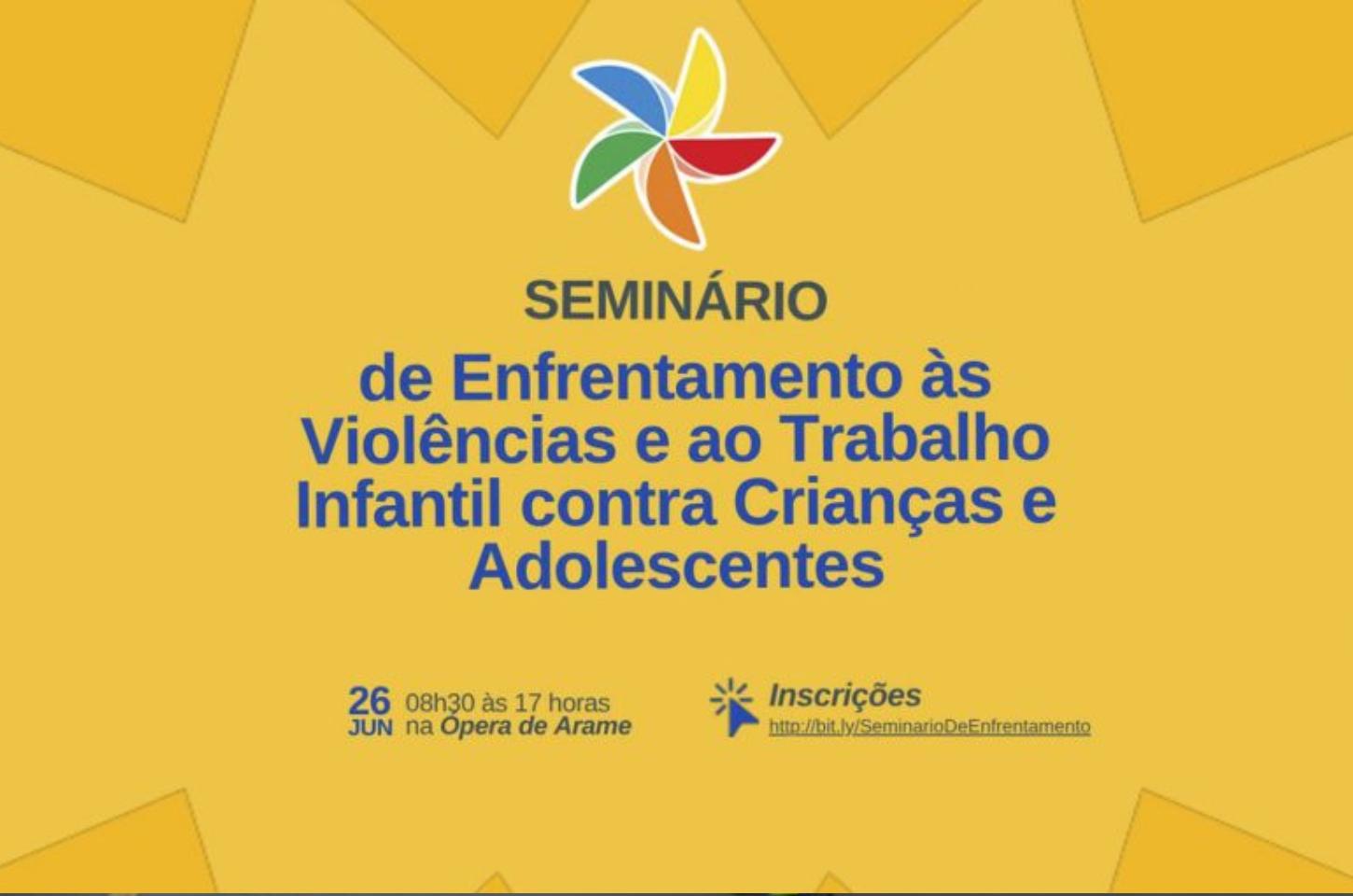 Paraná promove na quinta seminário sobre enfrentamento da violência contra crianças