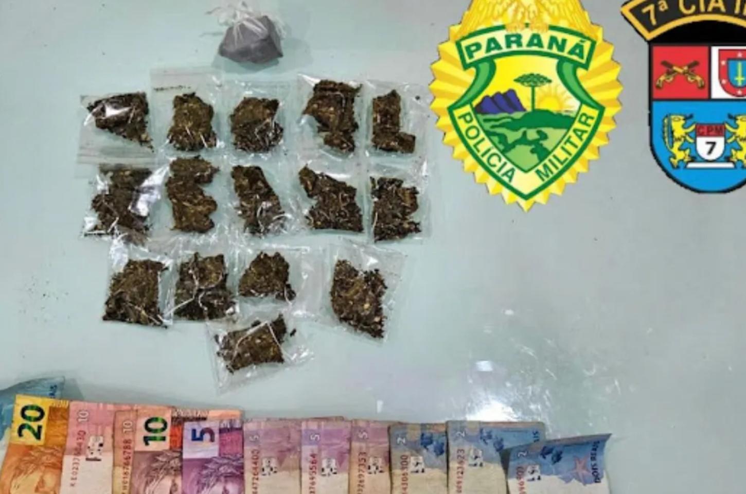 Adolescente é apreendido suspeito de tráfico de drogas em Arapongas