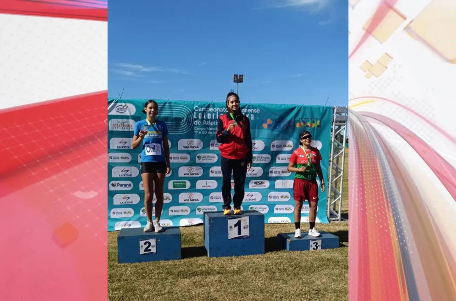 Atleta apucaranense se destaca em Campeonato Paranaense de Atletismo