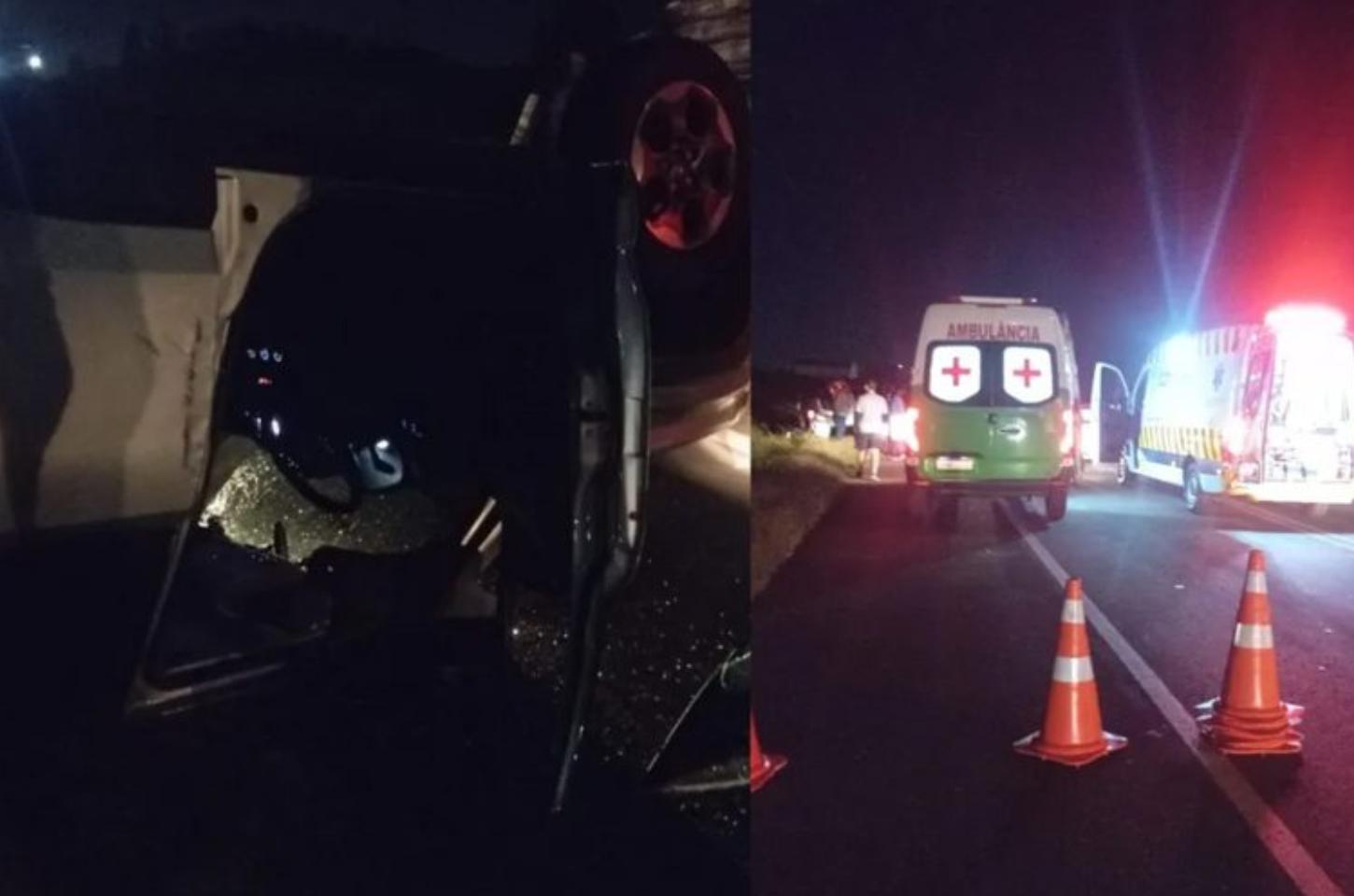 Colisão frontal bloqueia BR-376 em Califórnia e mobiliza equipes de resgate