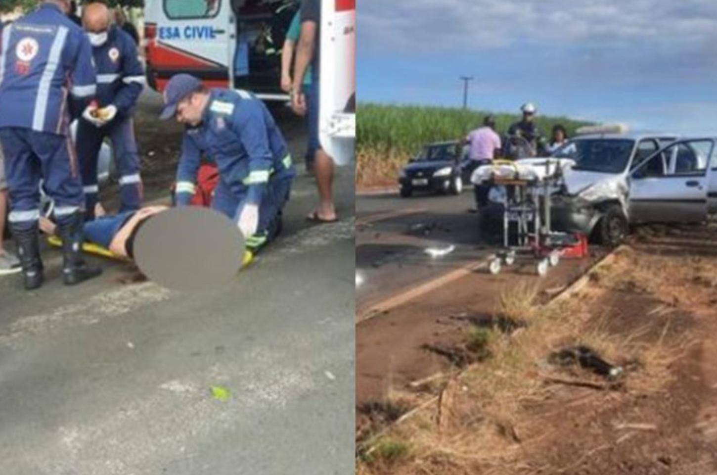 Domingo de acidentes em Jandaia do Sul mobiliza equipes de resgate