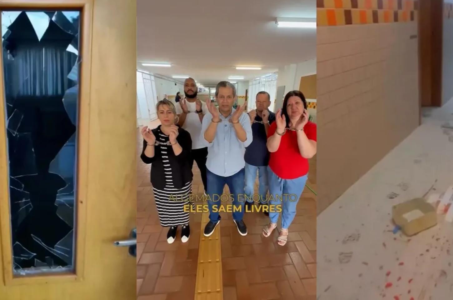 Escola de Maringá é depredada e prefeito se manifesta sobre o caso