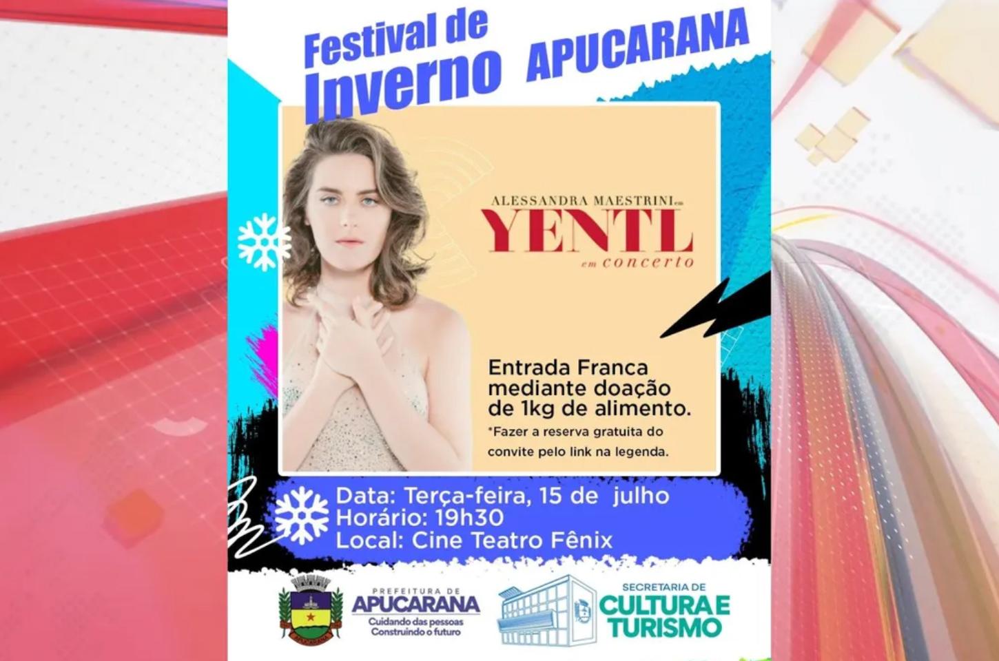 Espetáculo com Alessandra Maestrini, a Bozena, chega a Apucarana