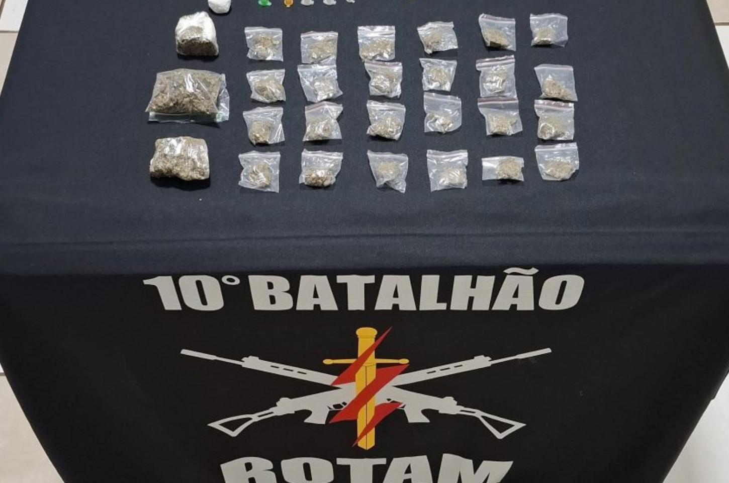 Homem é flagrado com drogas em Apucarana