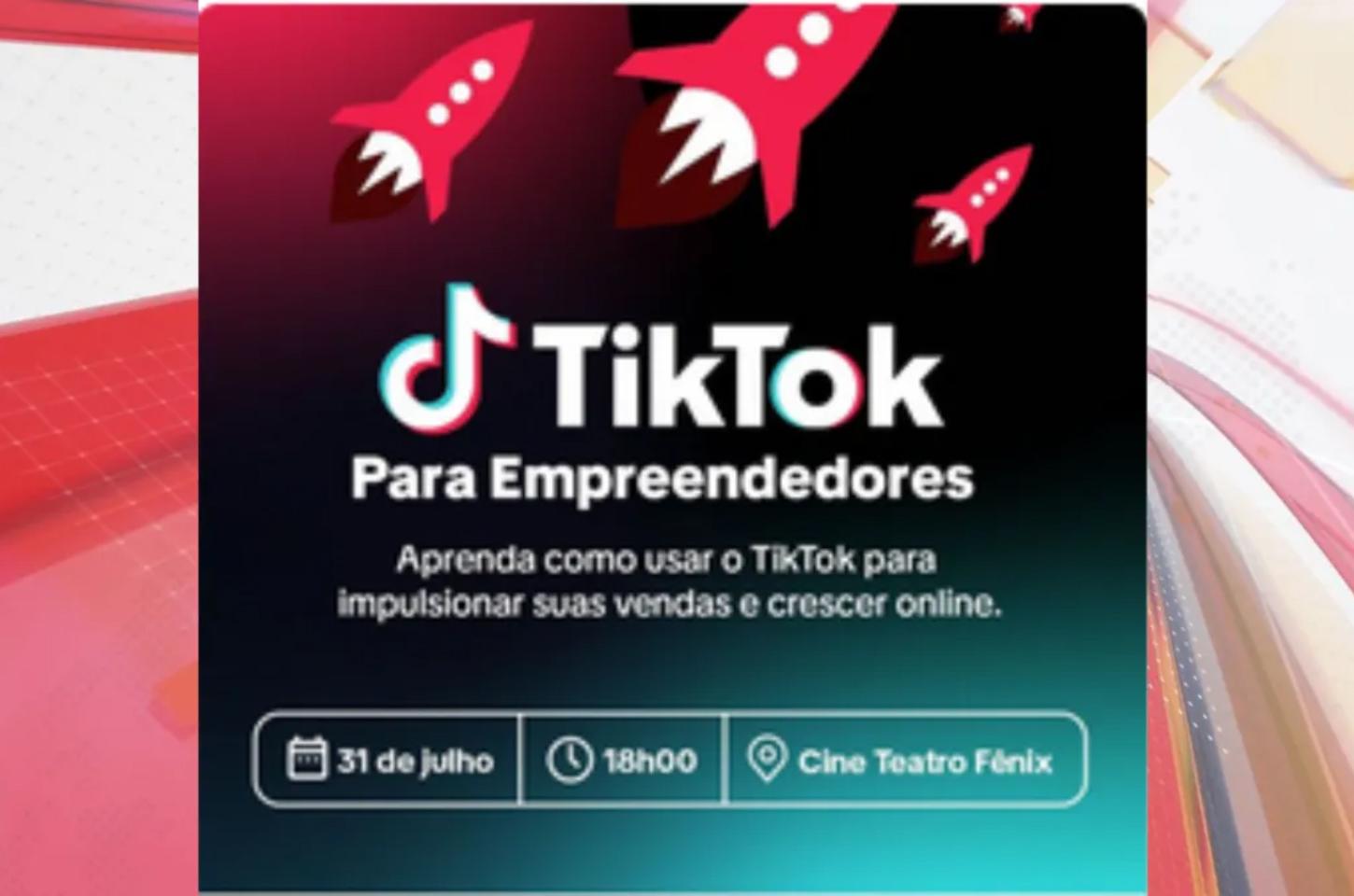 Inscrições abertas para evento inédito do TikTok em Apucarana