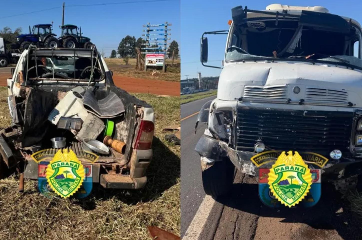 Motorista fica ferido após acidente entre Arapongas e Sabáudia
