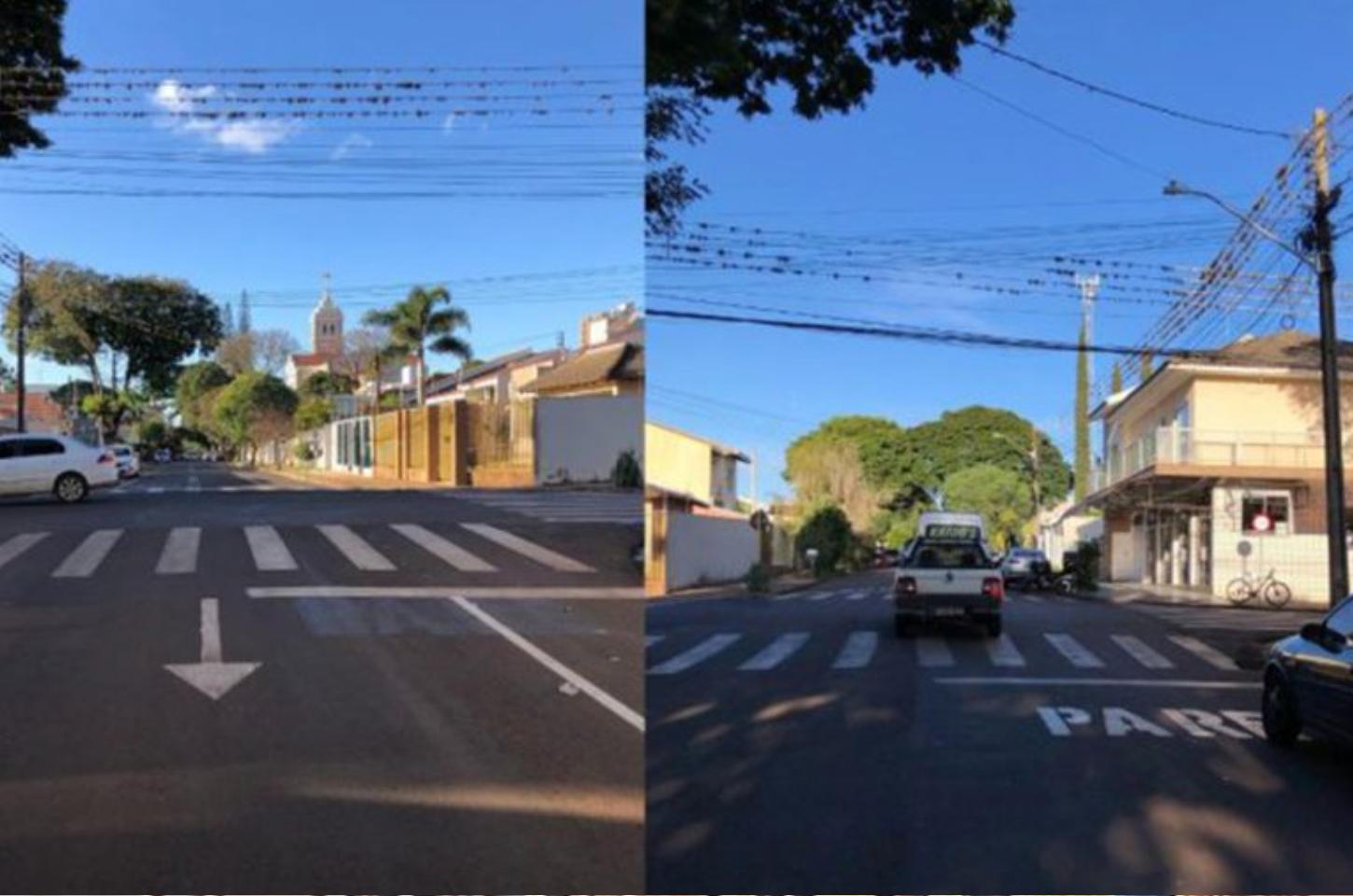 Mudança no trânsito em Mandaguari gera preocupação após implantação de sentido único na Rua Padre Antônio Lock