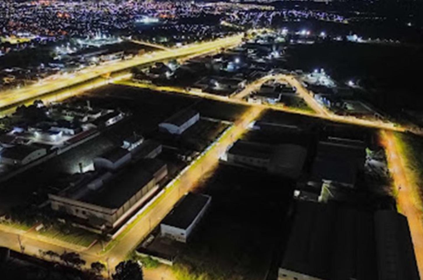 Parques industriais de Apucarana recebem iluminação 100% em LED