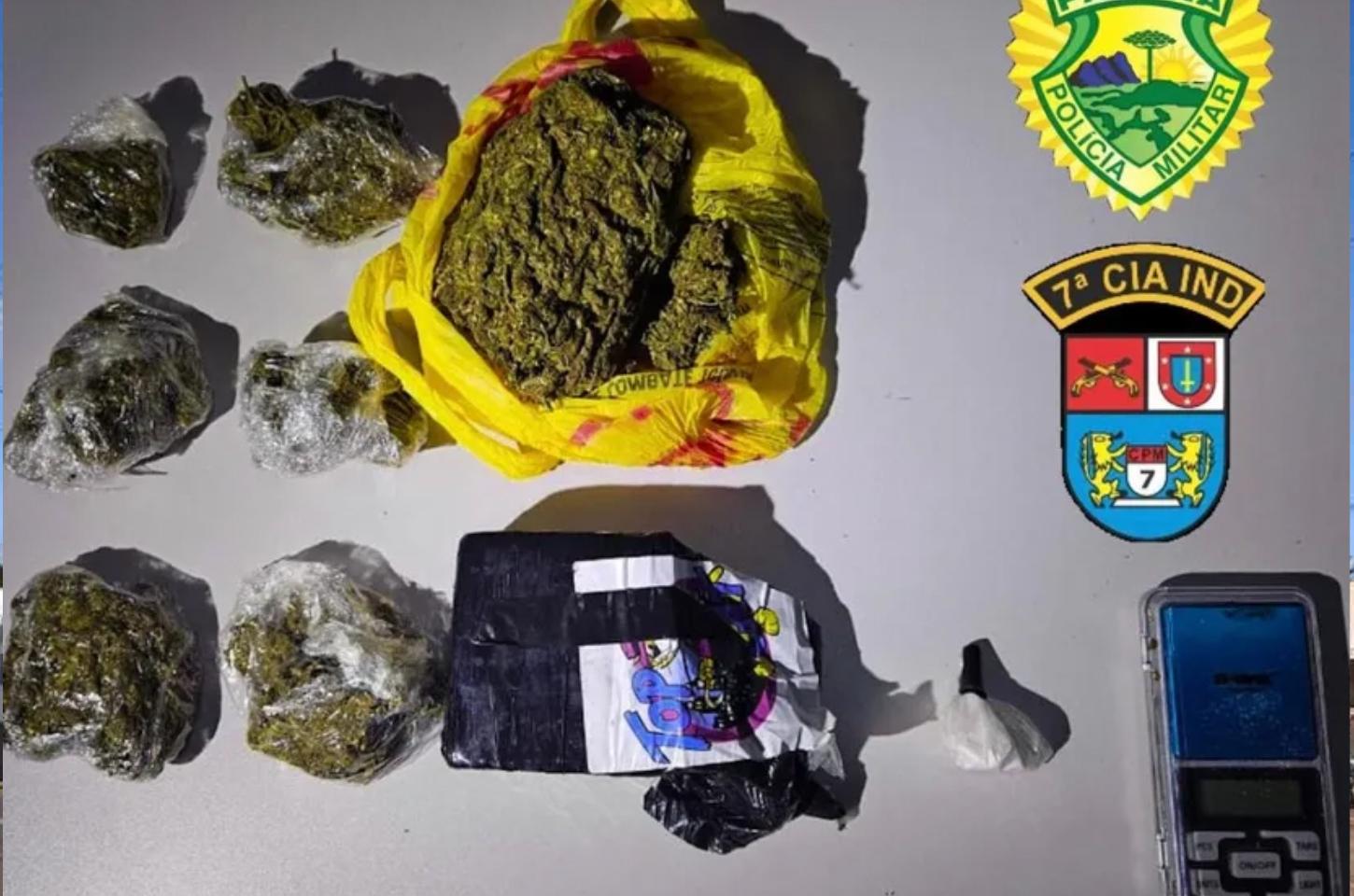 Polícia Militar prende homem por tráfico de drogas em Arapongas