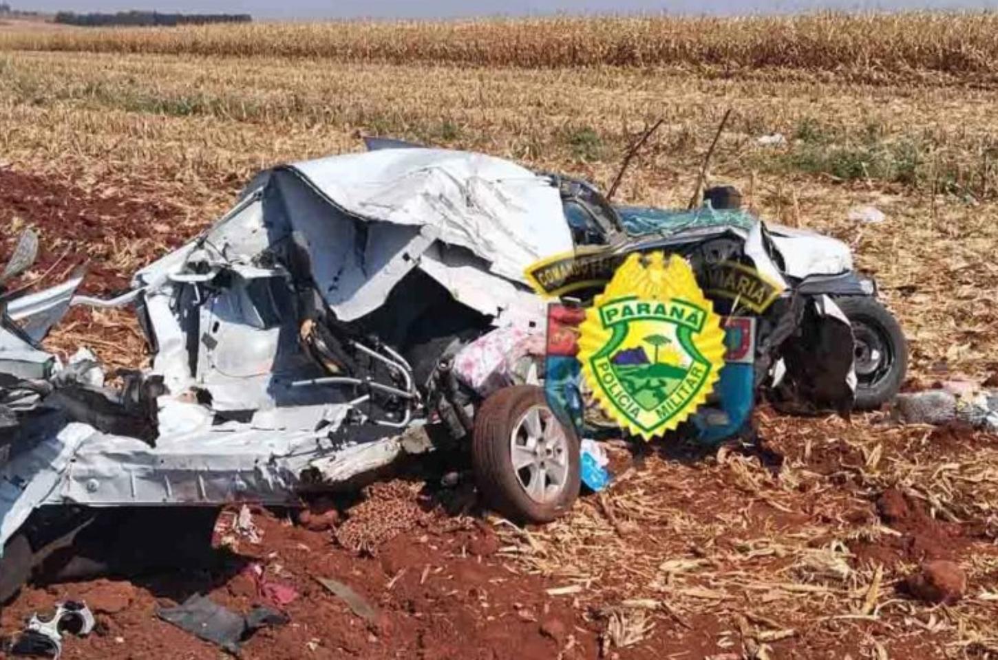 Colisão na PR-445 deixa três mortos e uma ferida em Cambé