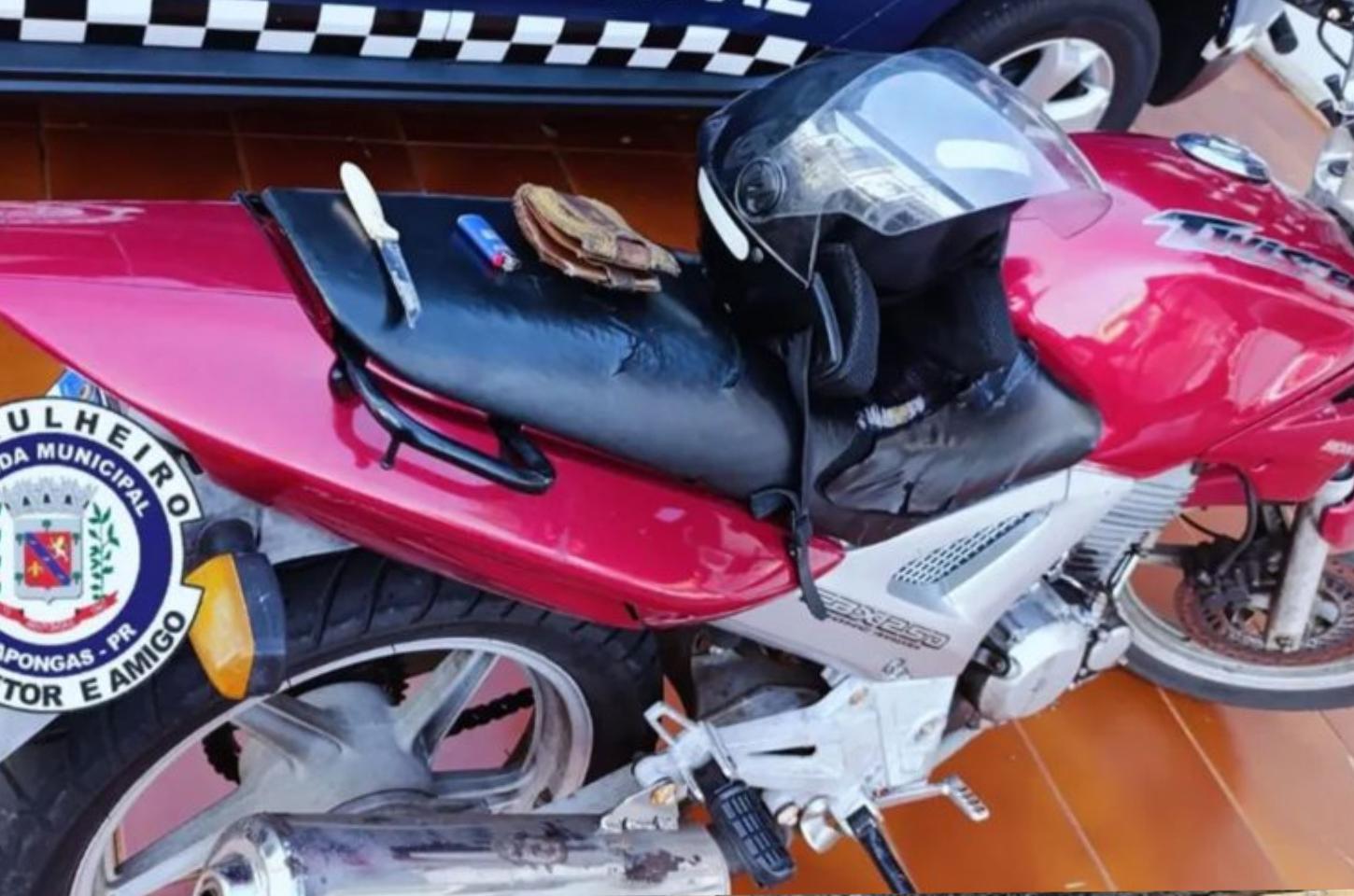 Homem é preso após furtar moto em Arapongas e tentar fugir da Guarda Municipal