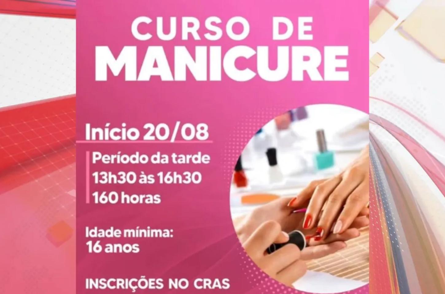 Inscrições abertas para curso de manicure em Cambira; saiba mais