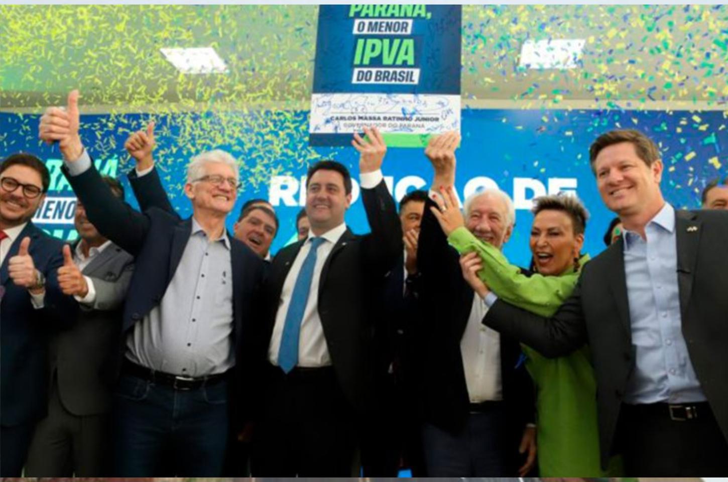 Paraná terá menor IPVA do Brasil a partir de 2026 com alíquota de 1,9%