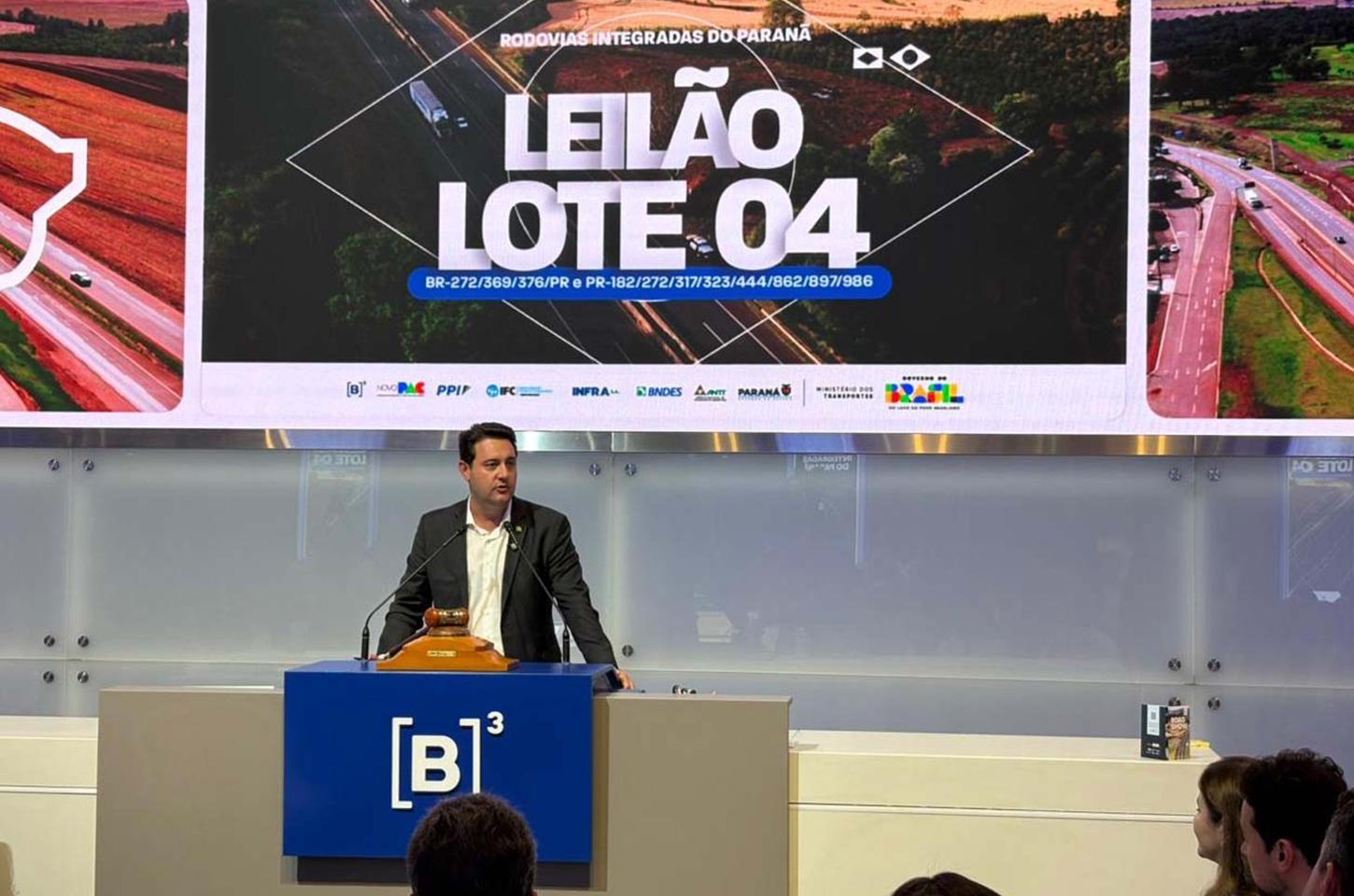 “Novas concessionárias vão investir R$ 7 bilhões por ano no Paraná”, afirma Ratinho Junior