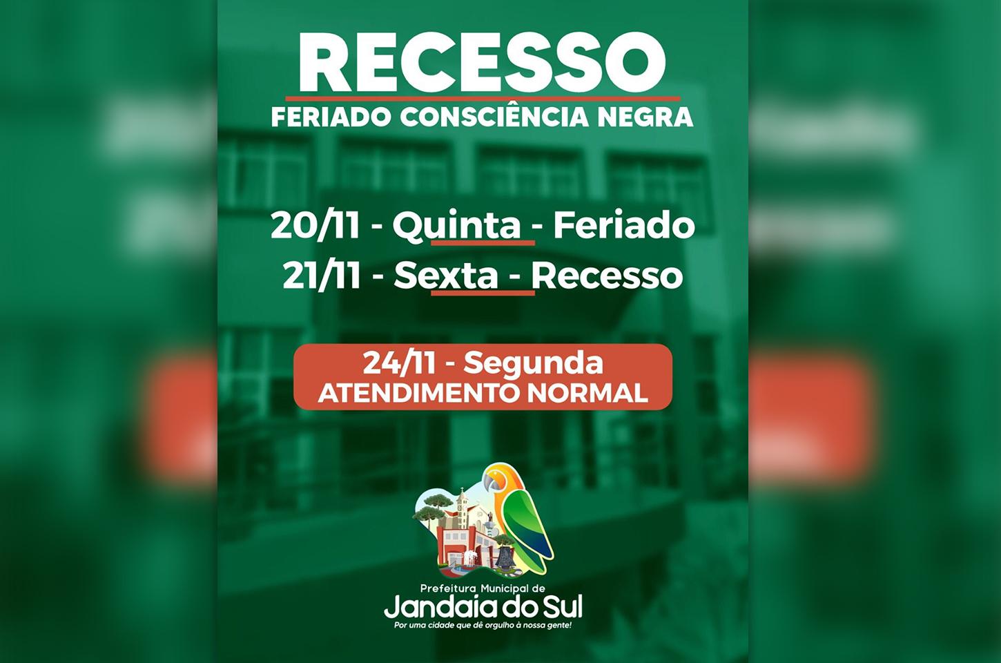 PREFEITURA MUNICIPAL DE JANDAIA DO SUL INFORMA