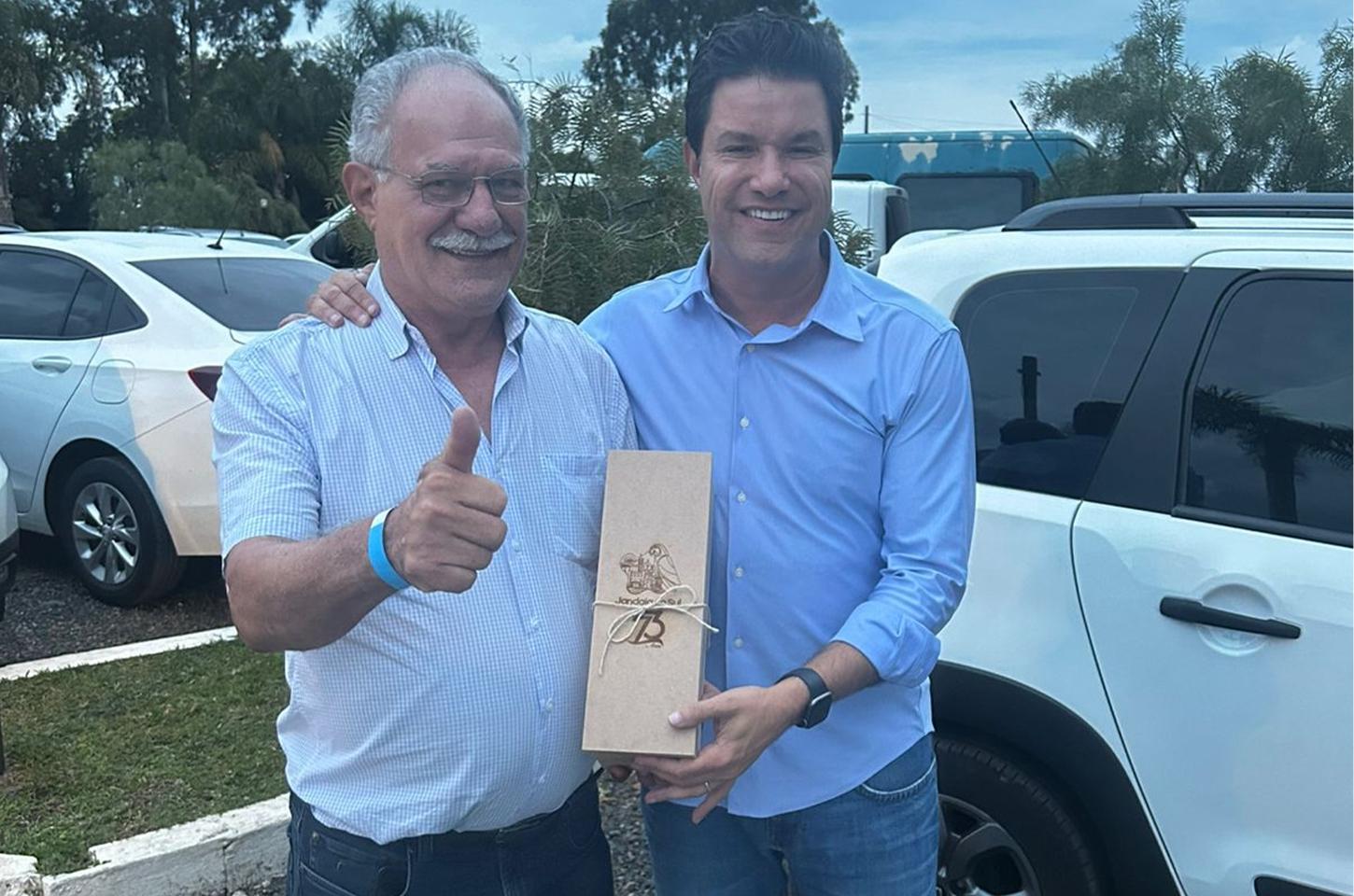 Ditão Pupio convida secretariado estadual para o aniversário de Jandaia do Sul