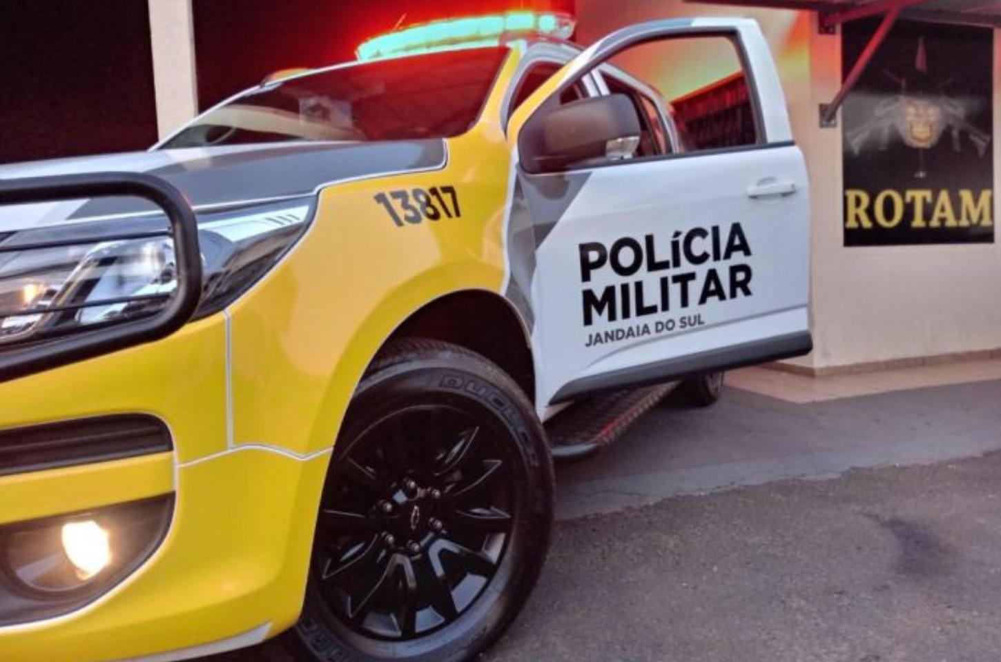 Homem é preso após agressão e ameaças à convivente em Jandaia do Sul