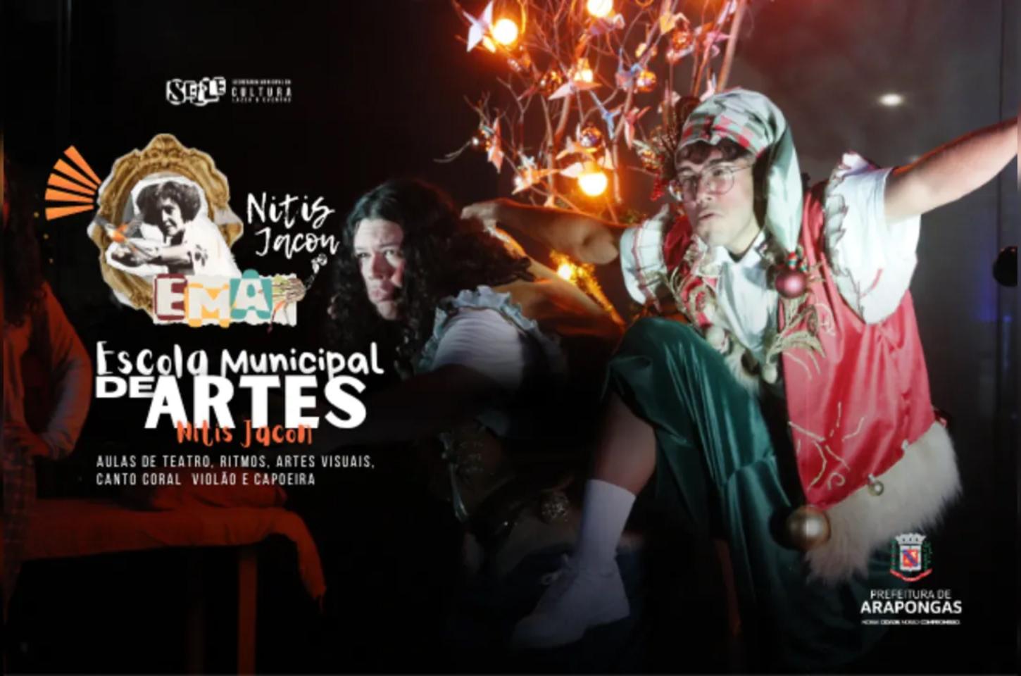 Prefeitura de Arapongas abre período de matrículas para a Escola Municipal de Artes