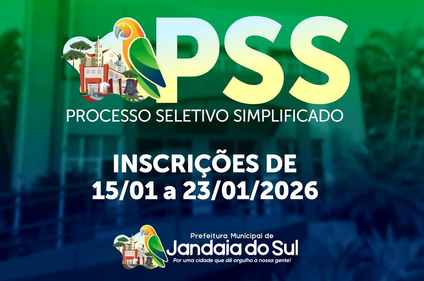 Prefeitura de Jandaia do Sul abre Processo Seletivo Simplificado (PSS)