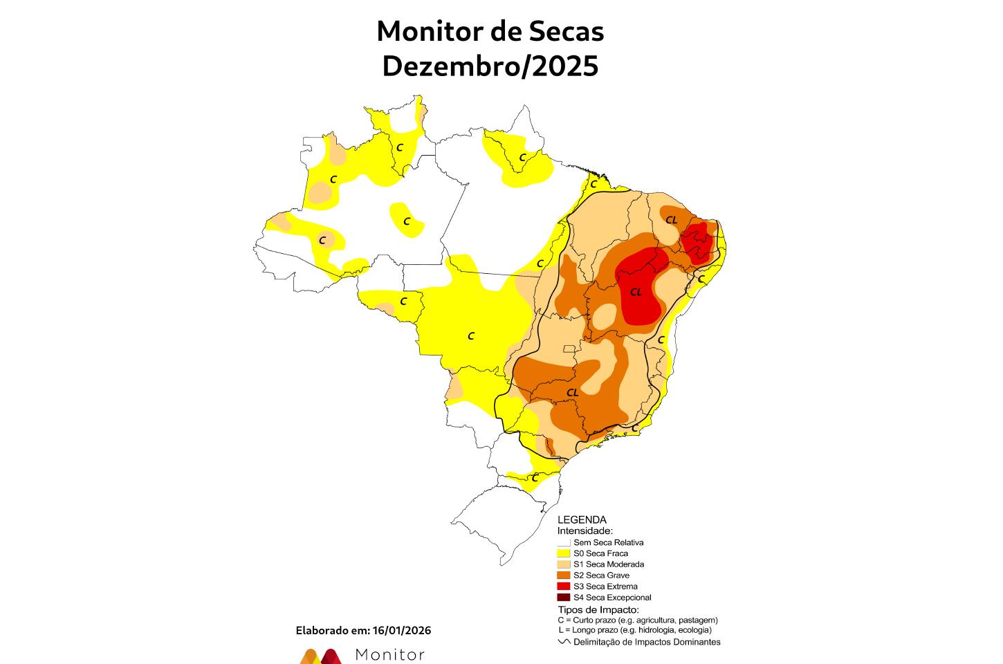 Seca recua no Norte e Noroeste do Paraná e avança no Sul e Sudoeste, aponta Simepar