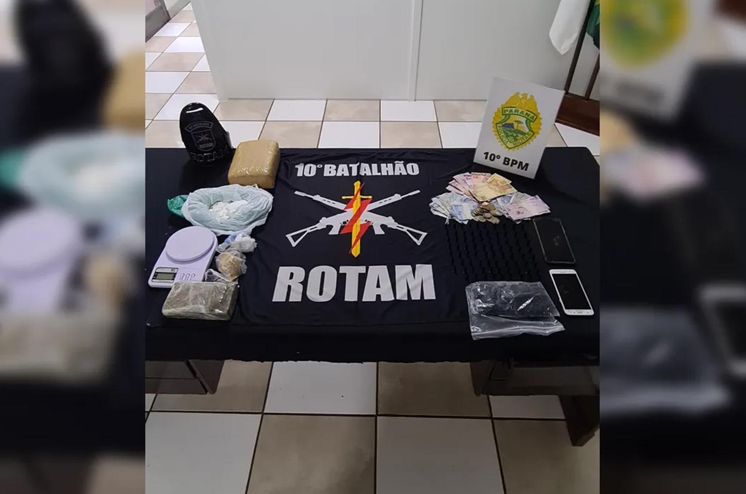 Suspeito invade casa no Sumatra II e Rotam estoura 'cofre' do tráfico