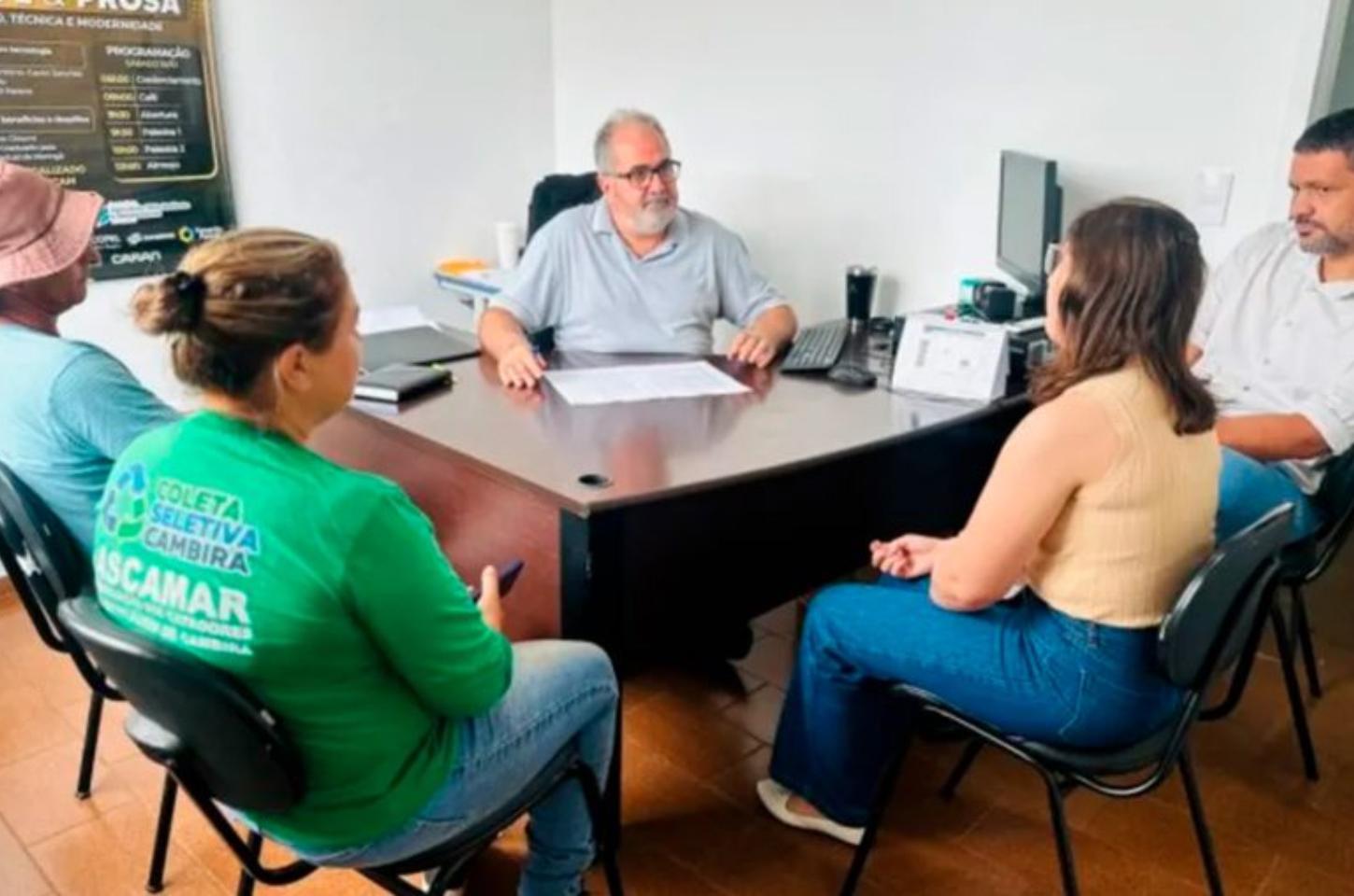 Unidade de reciclagem de Cambira receberá novos equipamentos e melhorias