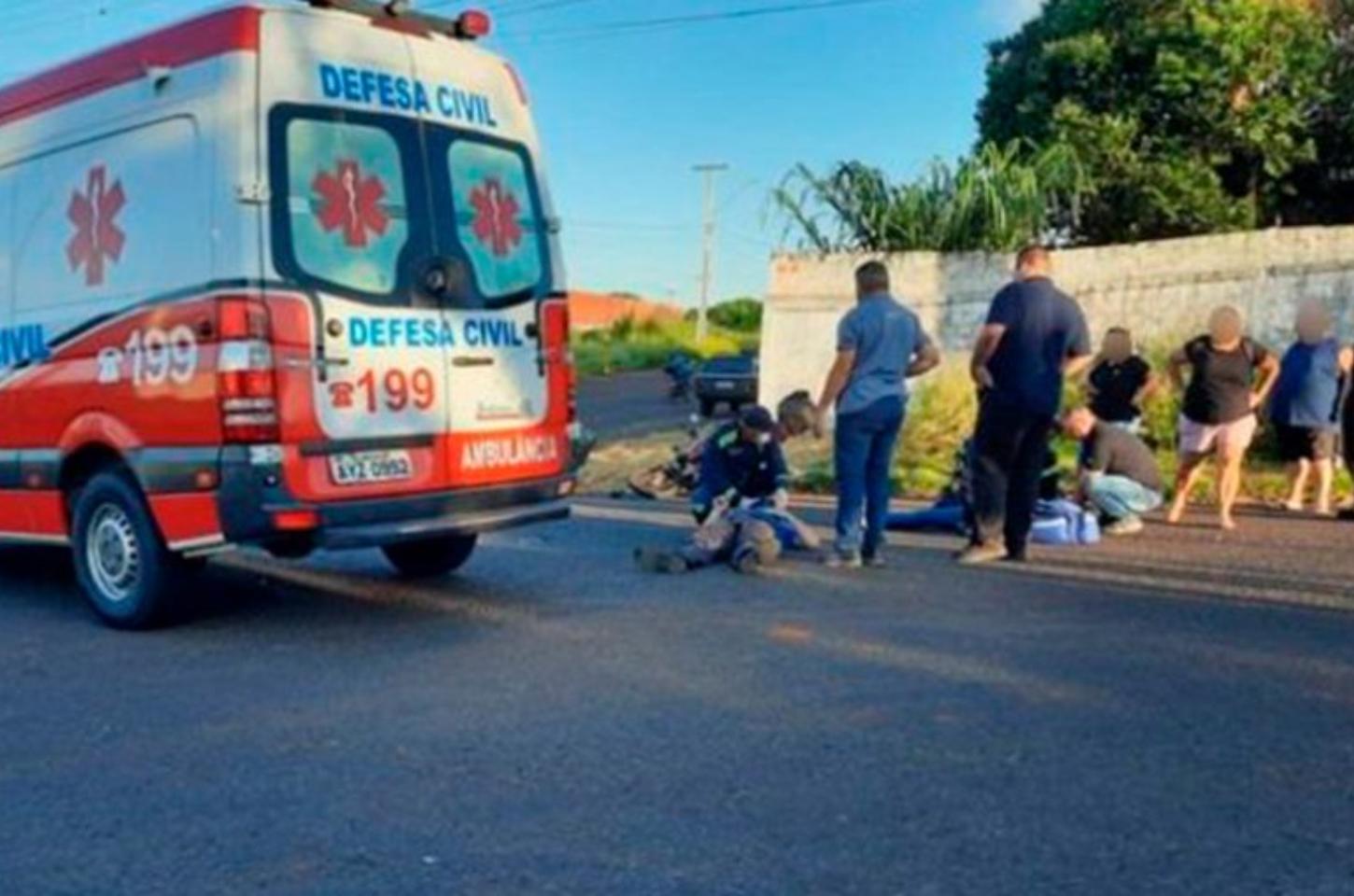 Colisão em cruzamento do Parque Industrial deixa dois feridos