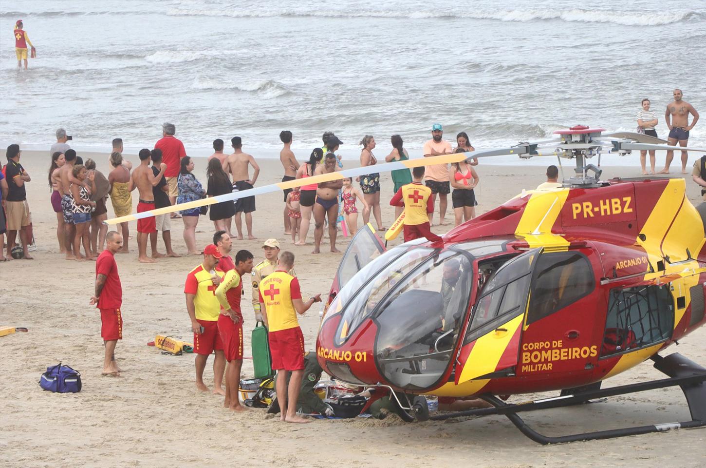 Do 193 ao helicóptero: a logística dos bombeiros que salva vidas no Litoral do Paraná