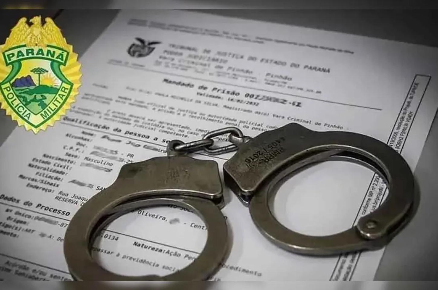 Polícia Militar cumpre mandado e prende homem em Faxinal