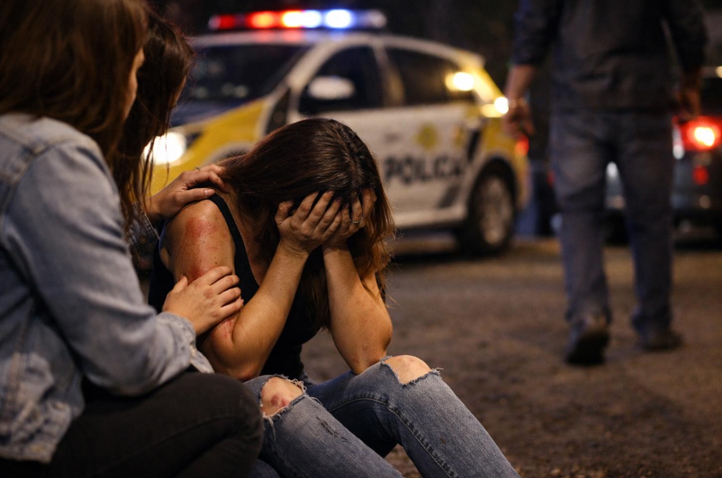 Mulher é empurrada durante discussão e caso é registrado como agressão em Jandaia do Sul