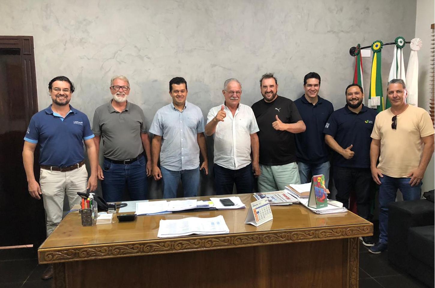 Prefeito Ditão Pupio realizou, em seu gabinete, na tarde desta segunda-feira, 2 de março, uma reunião de tratativas para a realização da AGRITECH