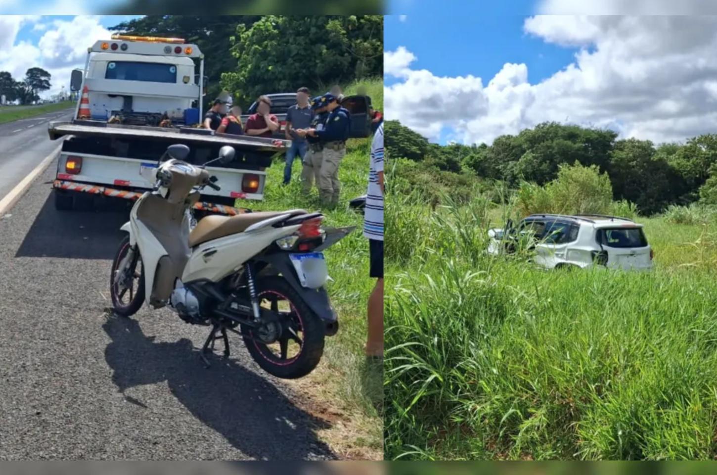 Acidente na BR-369 em Arapongas deixa motociclista em estado grave