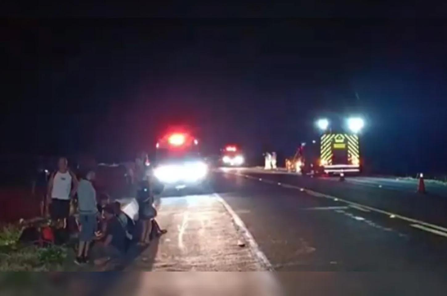 Homem morre em confronto com a PM e causa acidente de ónibus em Londrina