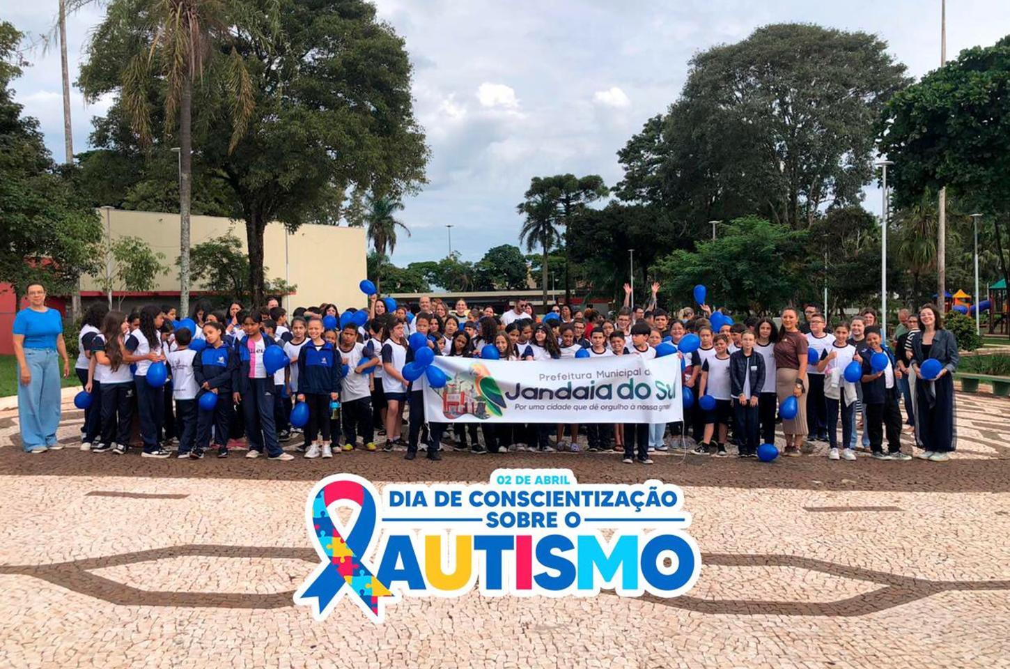 Jandaia do Sul promove passeata do Abril Azul em apoio à conscientização sobre o autismo