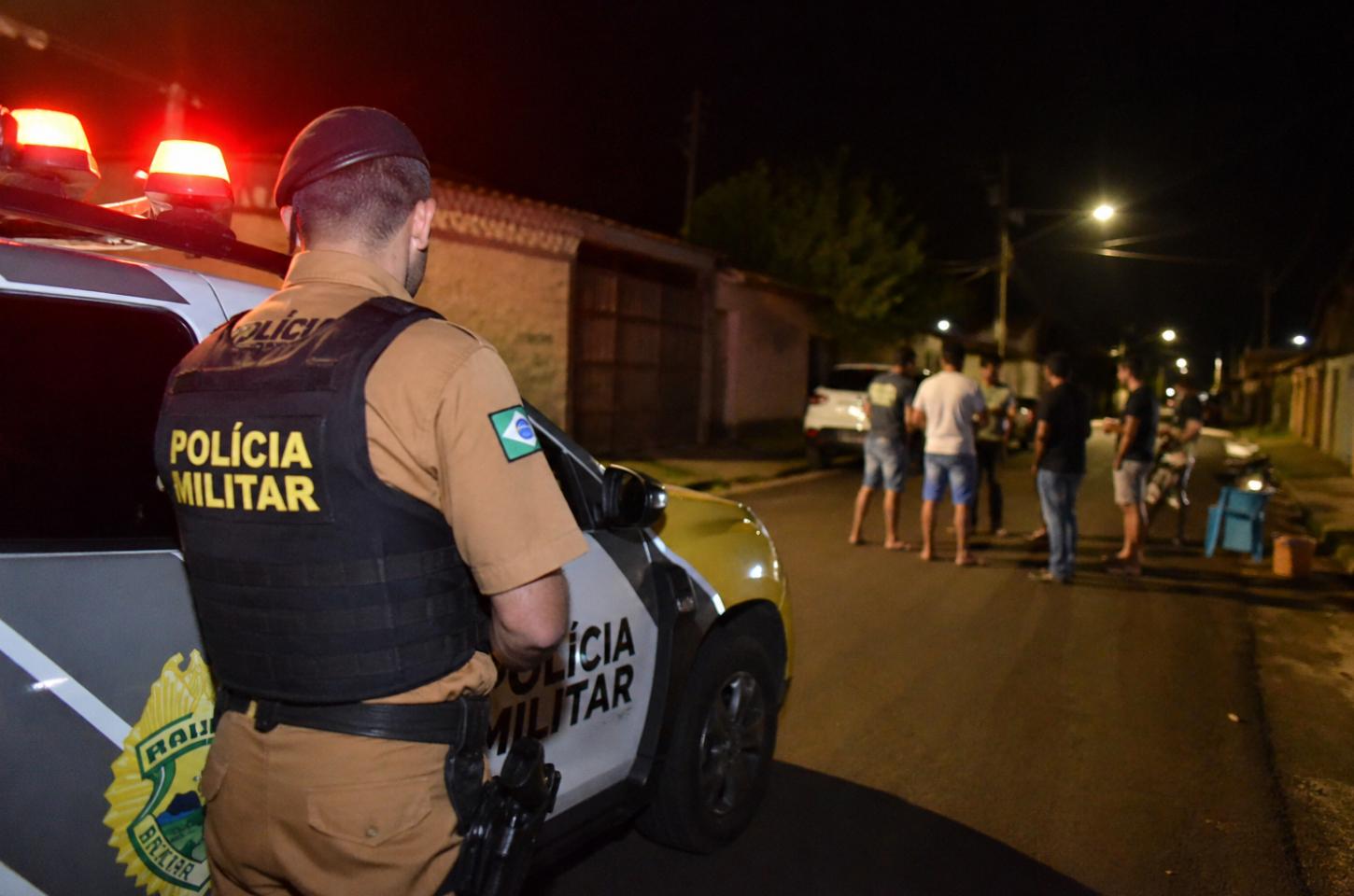 PM atende denúncia de perturbação do sossego durante a madrugada em Marumbi